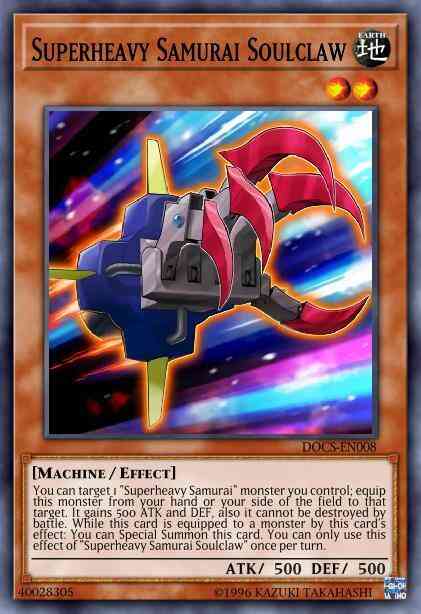 Superheavy Samurai Soulclaw - MP16-EN112 - Common - Unlimited
