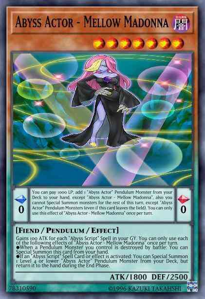 Abyss Actor - Mellow Madonna - LED3-EN045 - Super Rare - 1st Edition