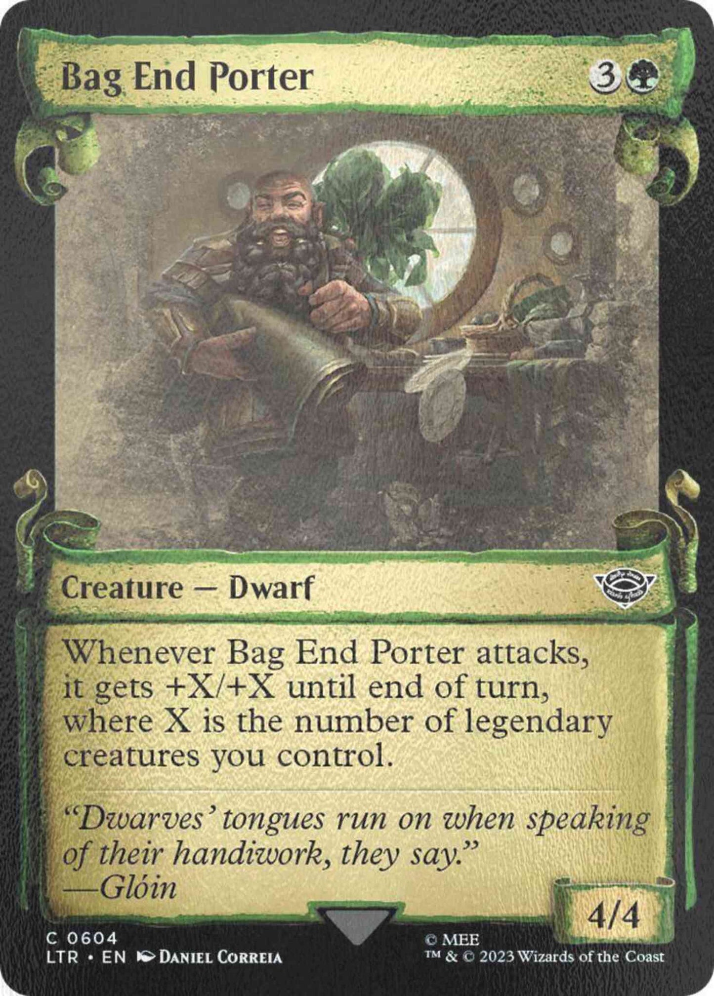 Bag End Porter [604] [Scrolls Showcase] [The Lord of the Rings: Tales of Middle-earth] [Silver Foil]