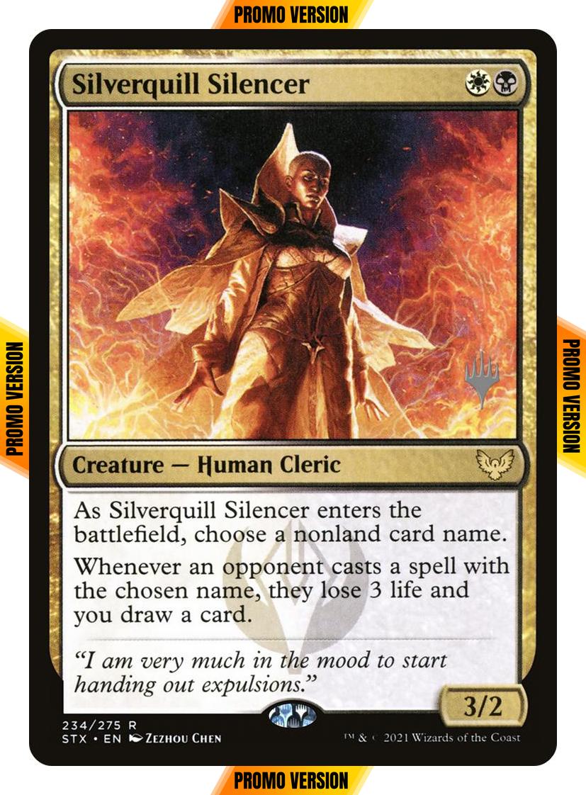 Silverquill Silencer [Promo Pack] [234p] [Strixhaven: School of Mages Promos] [Non-Foil]