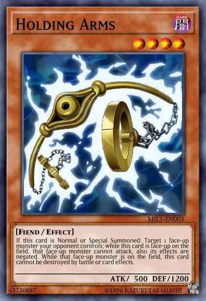 Holding Arms - MIL1-EN003 - Super Rare - 1st Edition