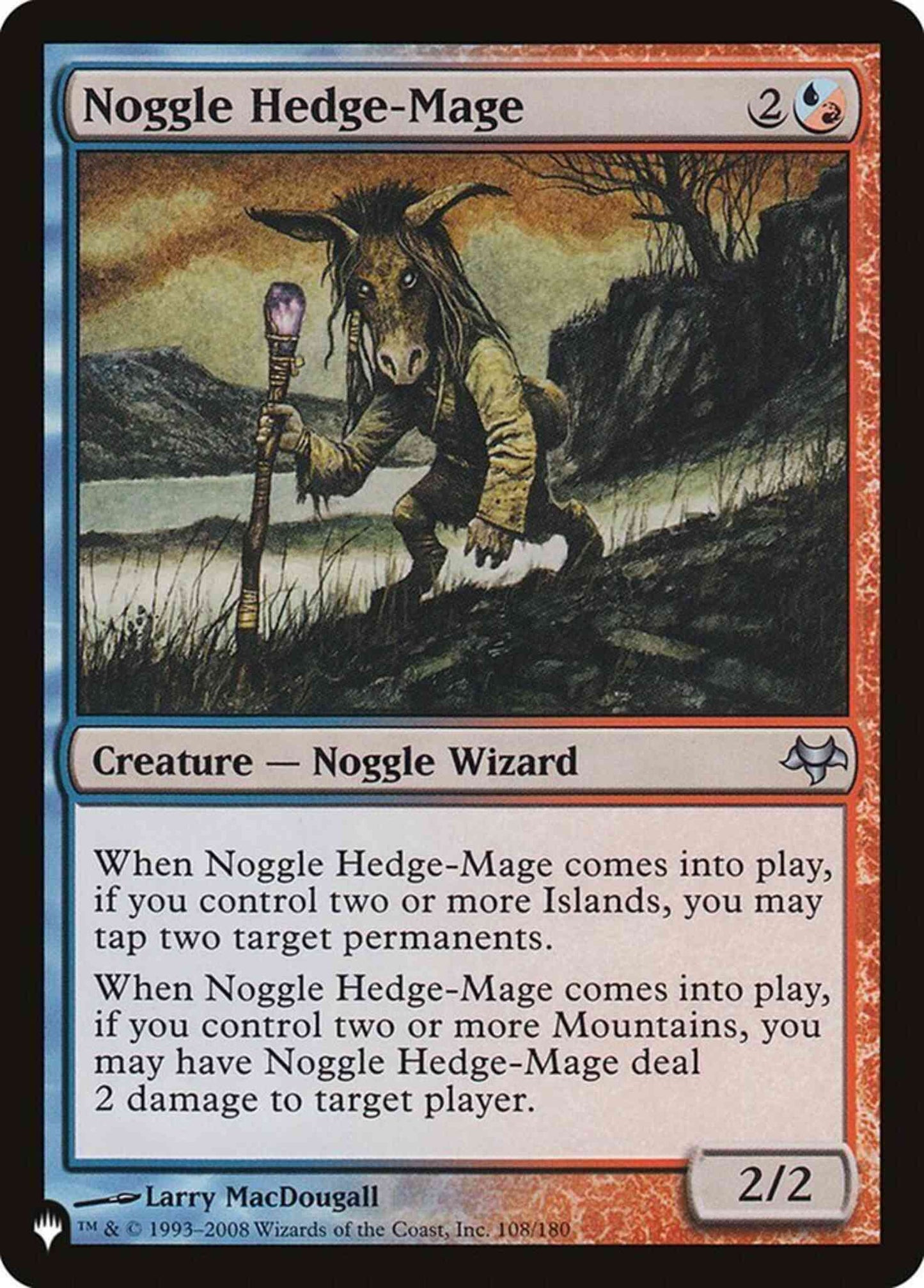 Noggle Hedge-Mage [EVE-108] [The List] [Non-Foil]