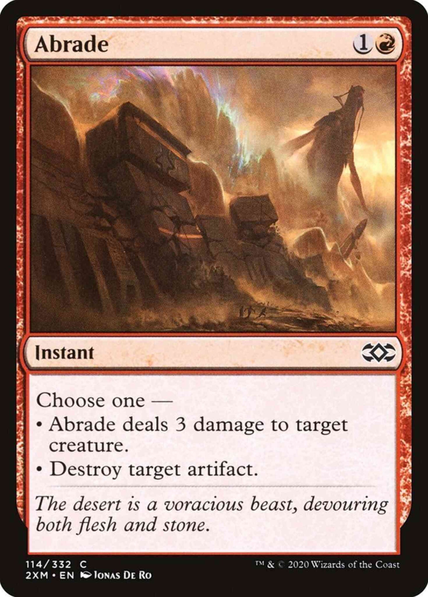 Abrade [114] [Double Masters] [Non-Foil]