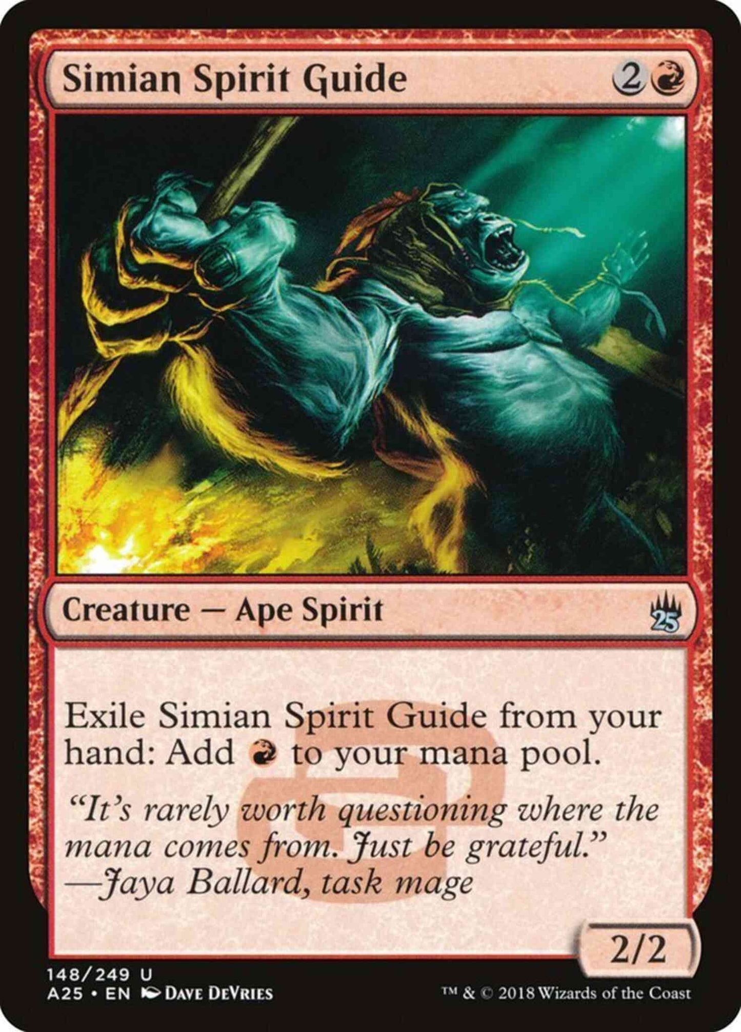 Simian Spirit Guide [148] [Masters 25] [Non-Foil]