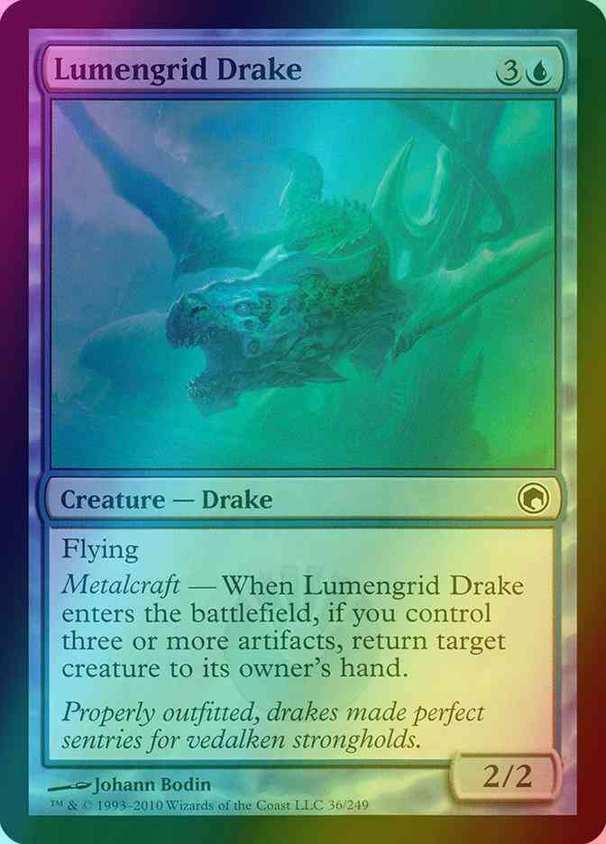 Lumengrid Drake [36] [Scars Of Mirrodin] [Foil]