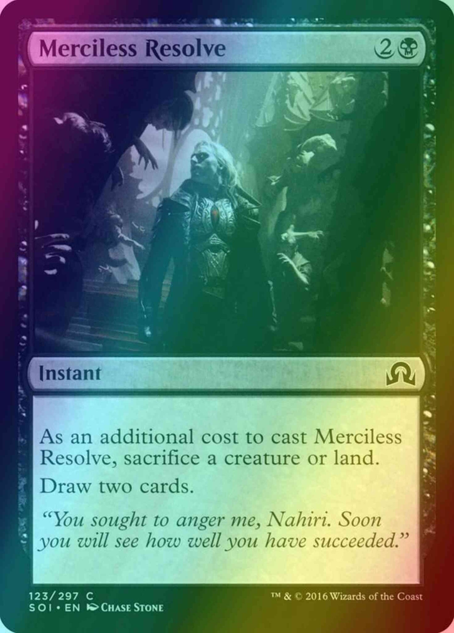 Merciless Resolve [123] [Shadows over Innistrad] [Foil]