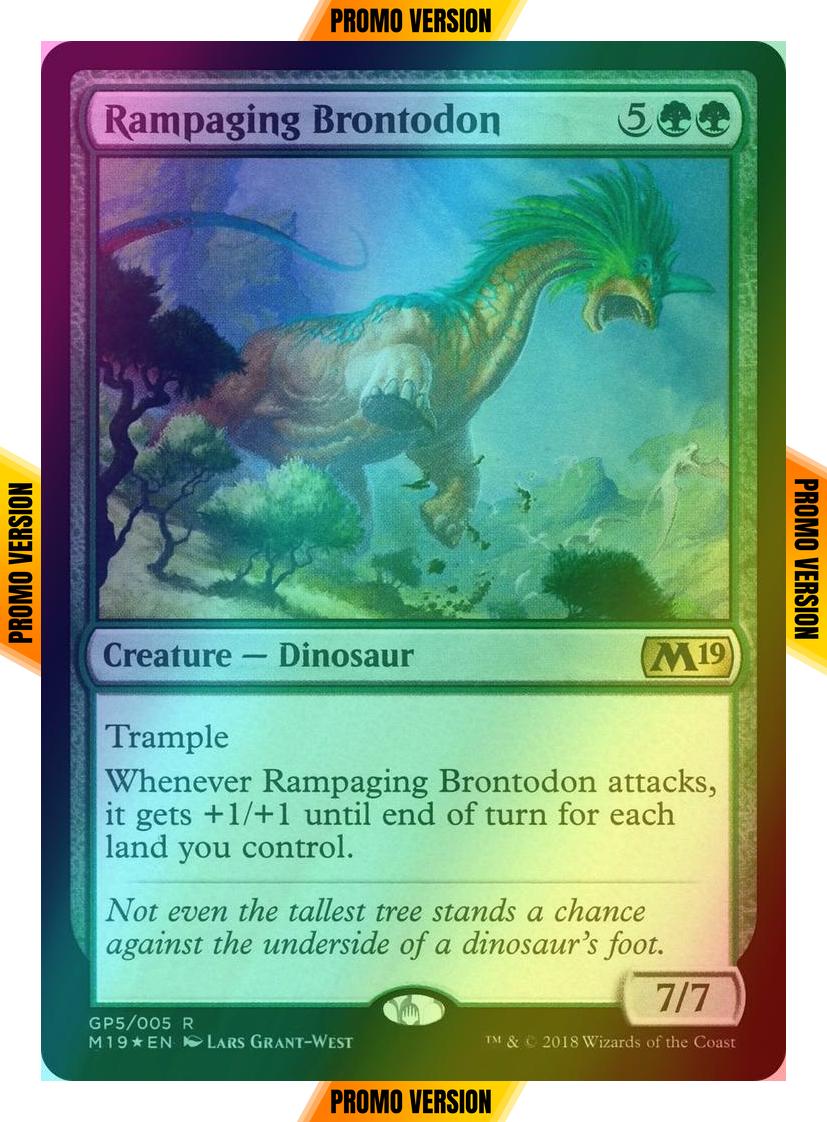 Rampaging Brontodon [GP5] [M19 Gift Pack] [Foil]