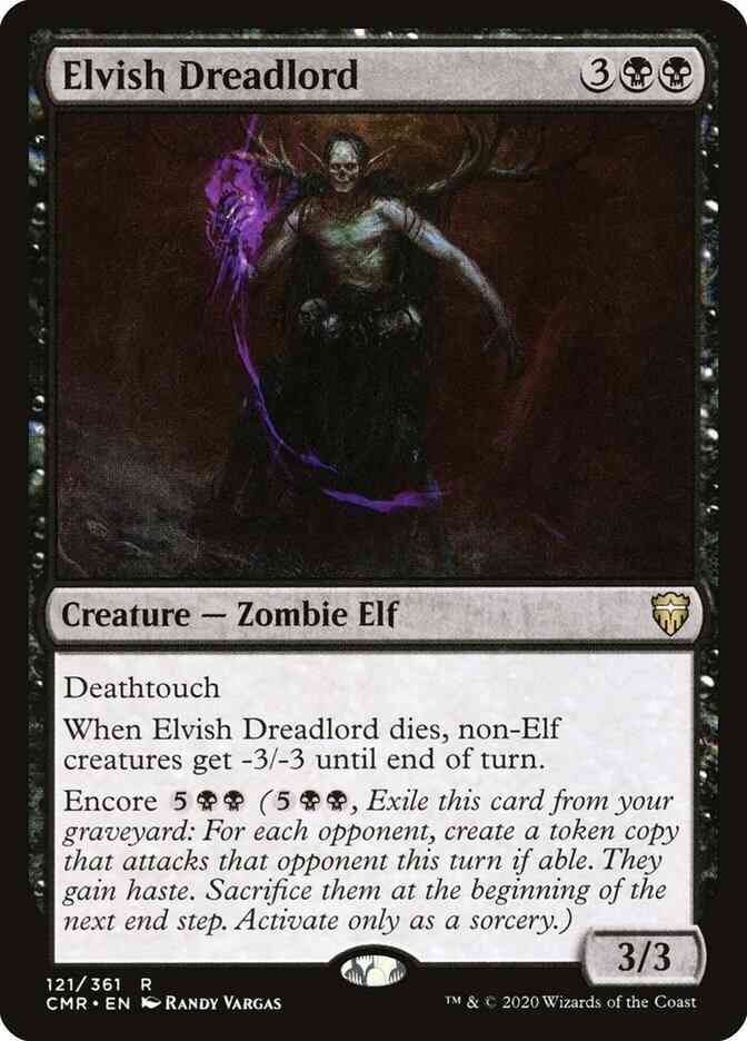 Elvish Dreadlord [121] [Commander Legends] [Non-Foil]