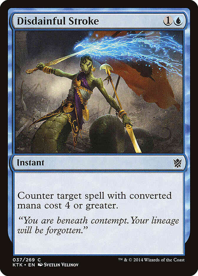 Disdainful Stroke [37] [Khans Of Tarkir] [Non-Foil]