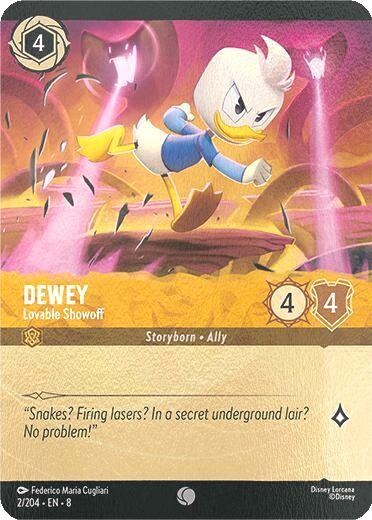 Dewey - Lovable Showoff (Extended Art) - 2/204 [Reign of Jafar] [Cold Foil]