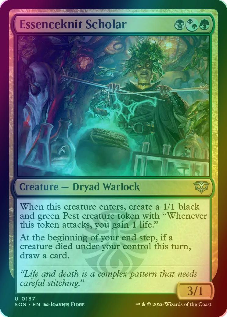 Essenceknit Scholar [187] [Secrets of Strixhaven] [Foil]