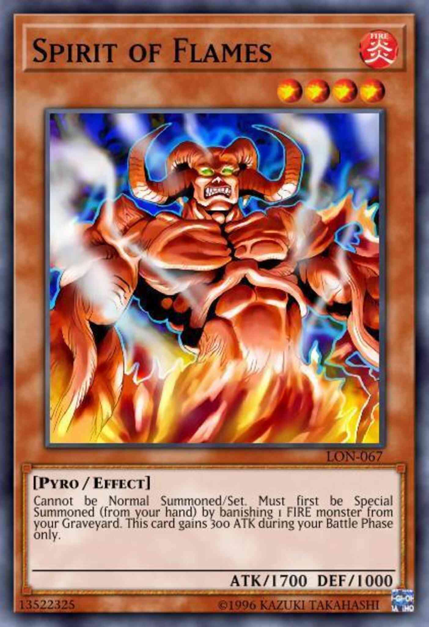 Spirit of Flames - SDOK-EN016 - Common - 1st Edition
