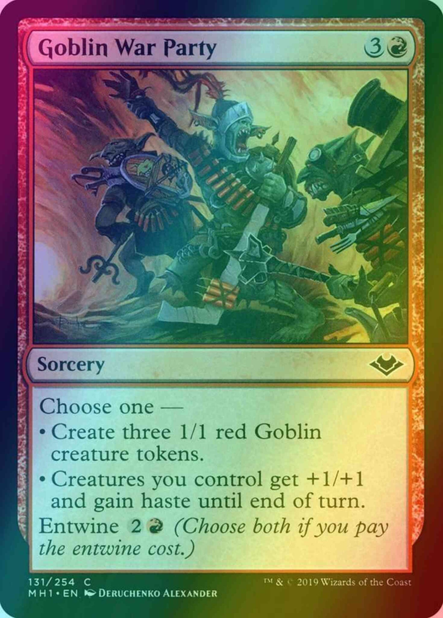 Goblin War Party [131] [Modern Horizons] [Foil]