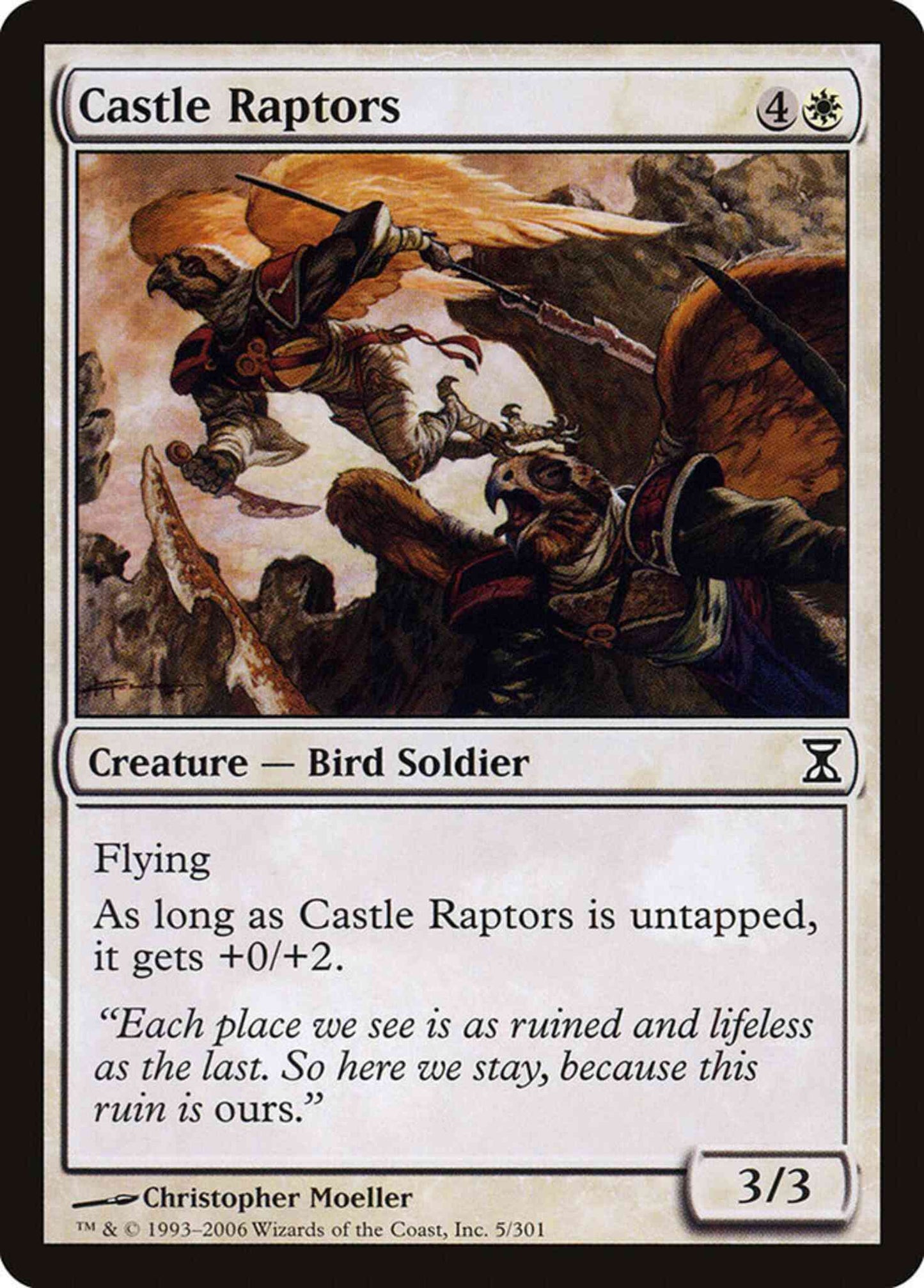 Castle Raptors [5] [Time Spiral] [Non-Foil]