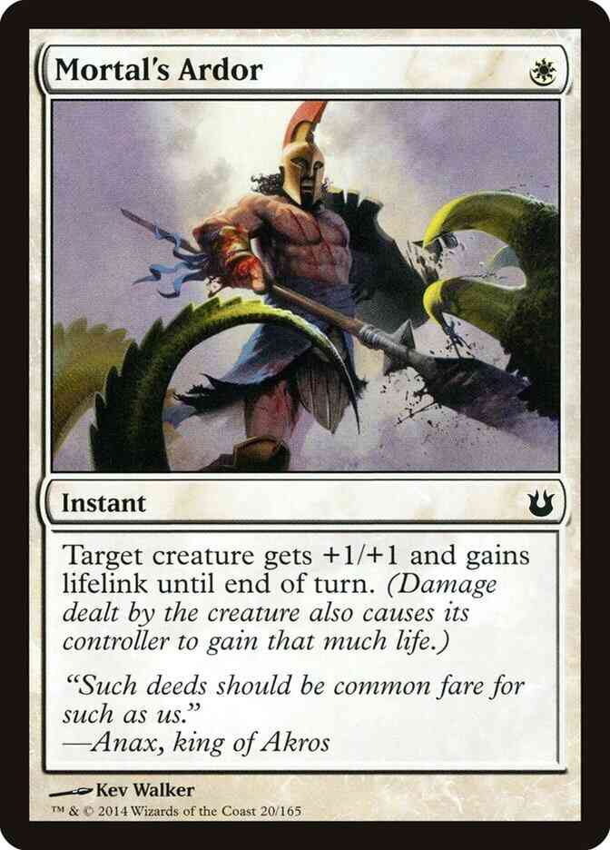Mortal's Ardor [20] [Born of the Gods] [Non-Foil]
