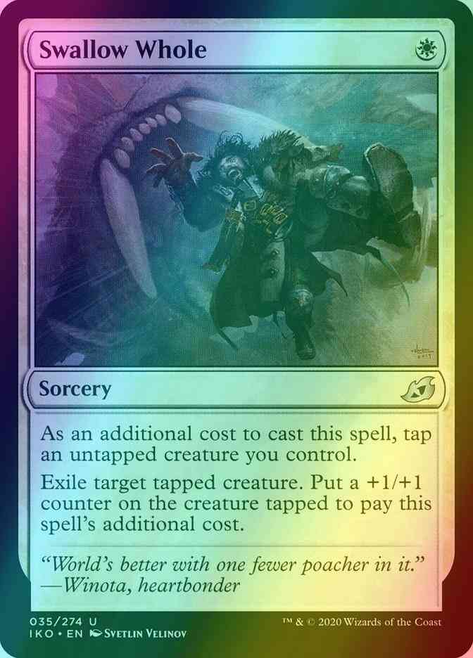 Swallow Whole [35] [Ikoria: Lair of Behemoths] [Foil]