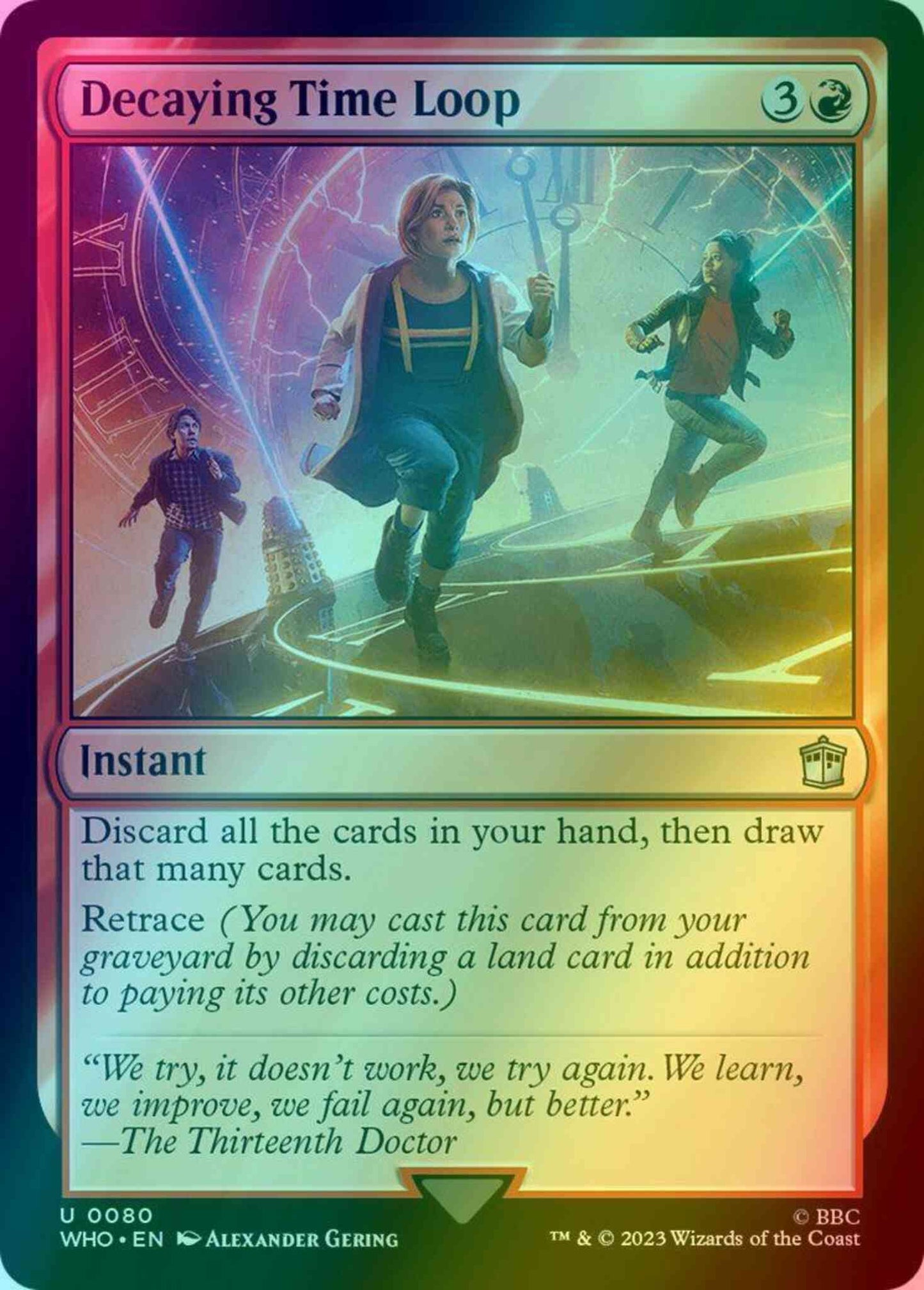 Decaying Time Loop [80] [Universes Beyond: Doctor Who] [Foil]