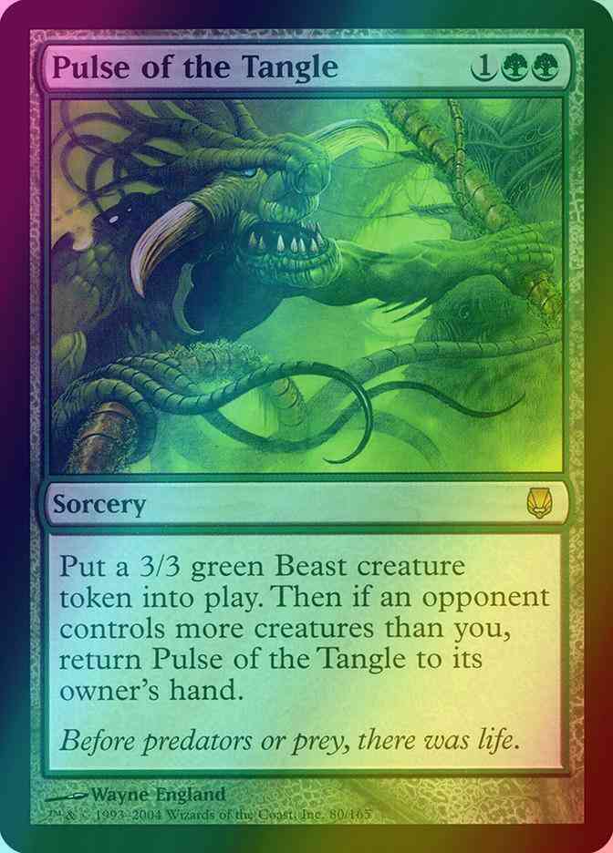 Pulse of the Tangle [80] [Darksteel] [Foil]