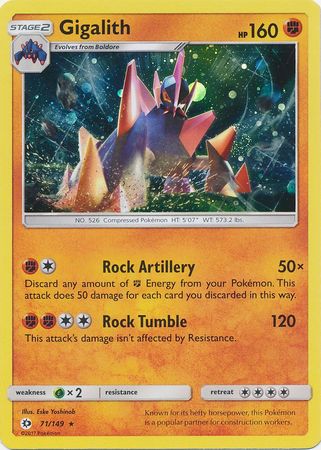 Gigalith - 71/149 - Promo [Blister Pack] [sm1msp-71] [Cosmos Holo]