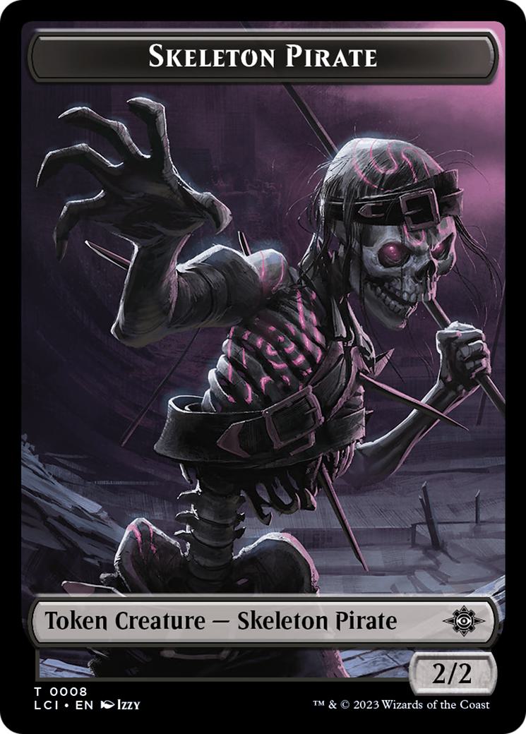 Copy Token (01) // Skeleton Pirate Token (08) [The Lost Caverns of Ixalan: Tokens] [Non-Foil]