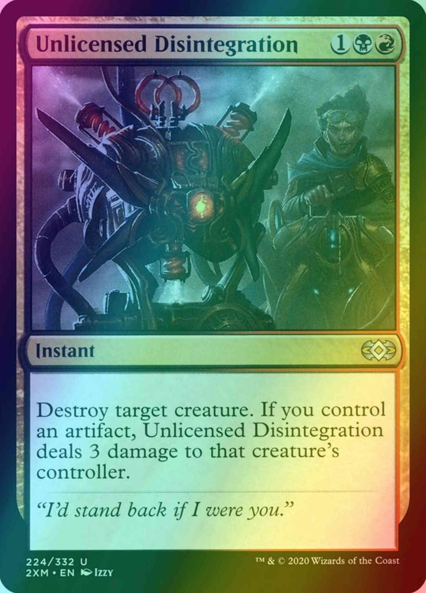 Unlicensed Disintegration [224] [Double Masters] [Foil]