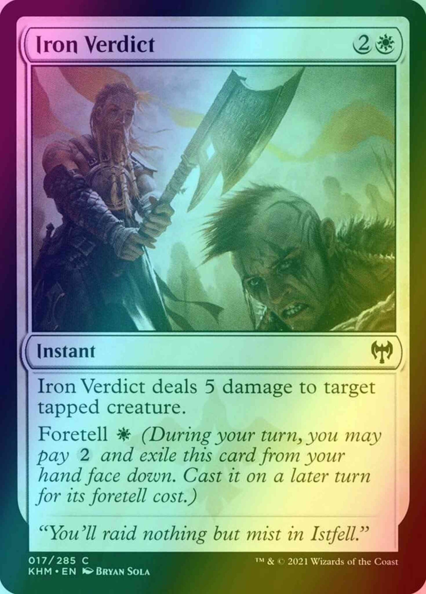 Iron Verdict [17] [Kaldheim] [Foil]