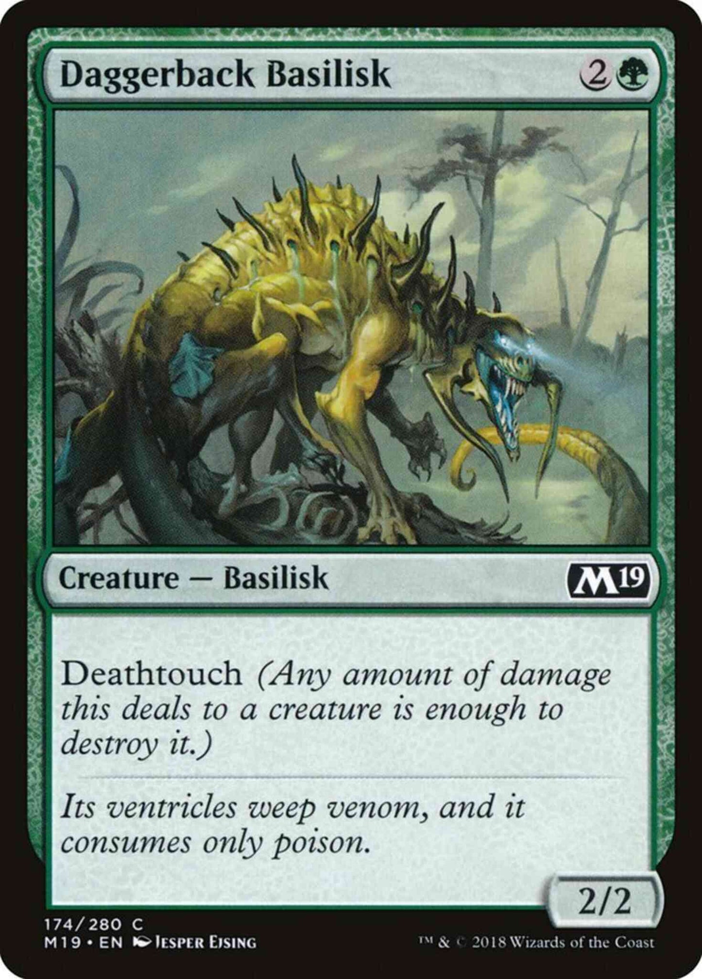 Daggerback Basilisk [174] [Core Set 2019] [Non-Foil]