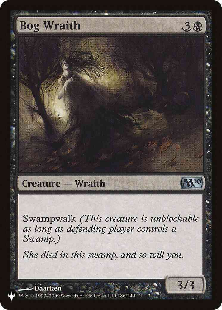 Bog Wraith [M10-86] [The List] [Non-Foil]