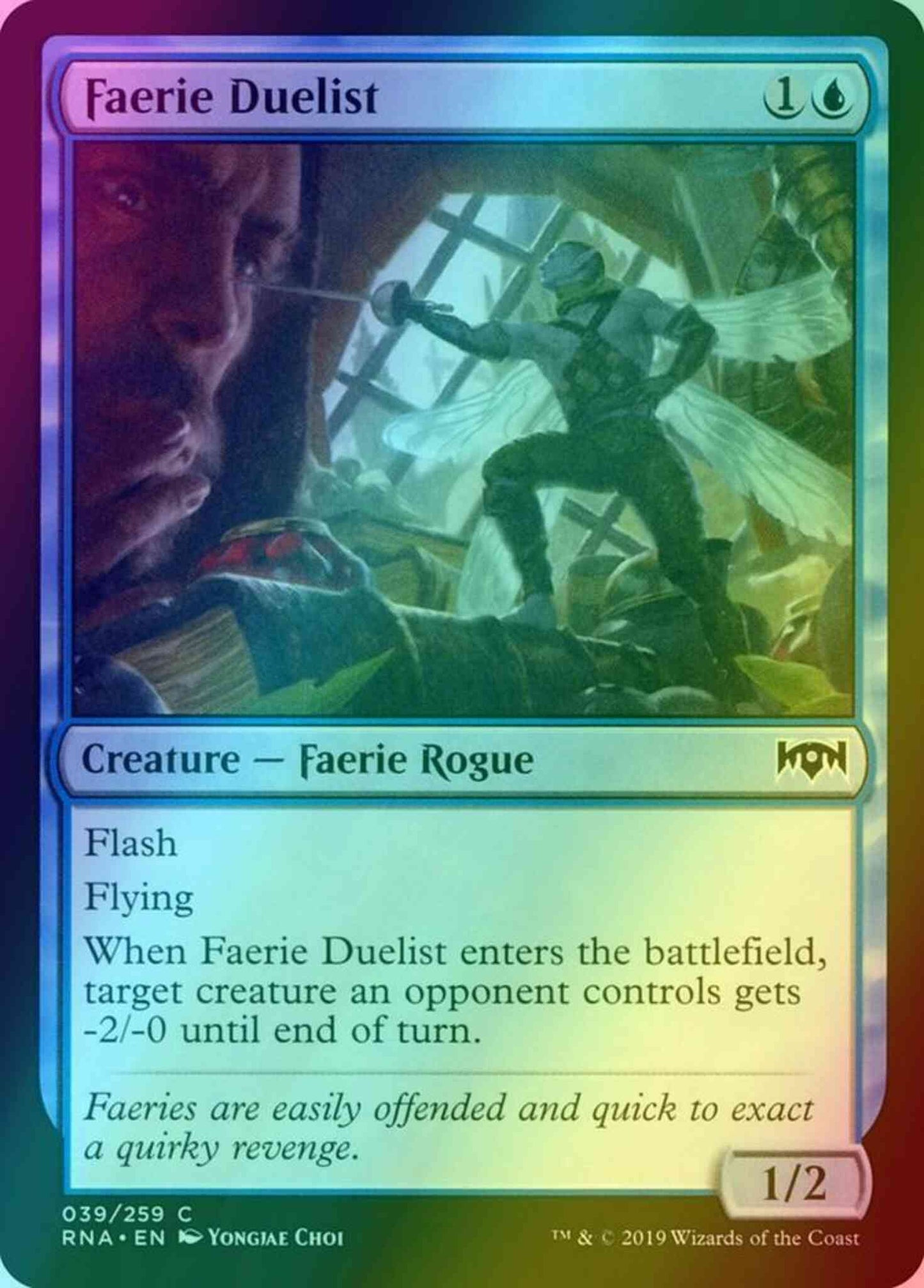 Faerie Duelist [39] [Ravnica Allegiance] [Foil]