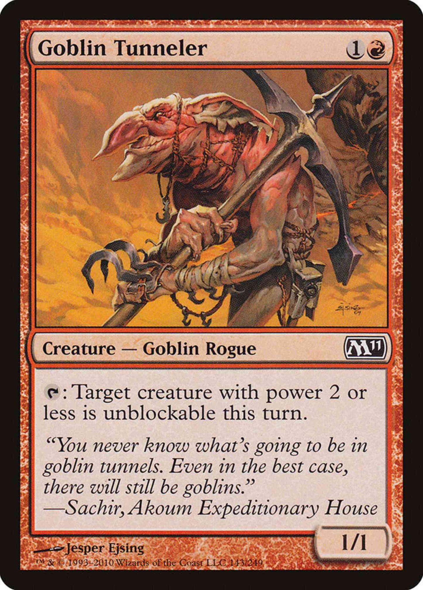 Goblin Tunneler [143] [Magic 2011] [Non-Foil]