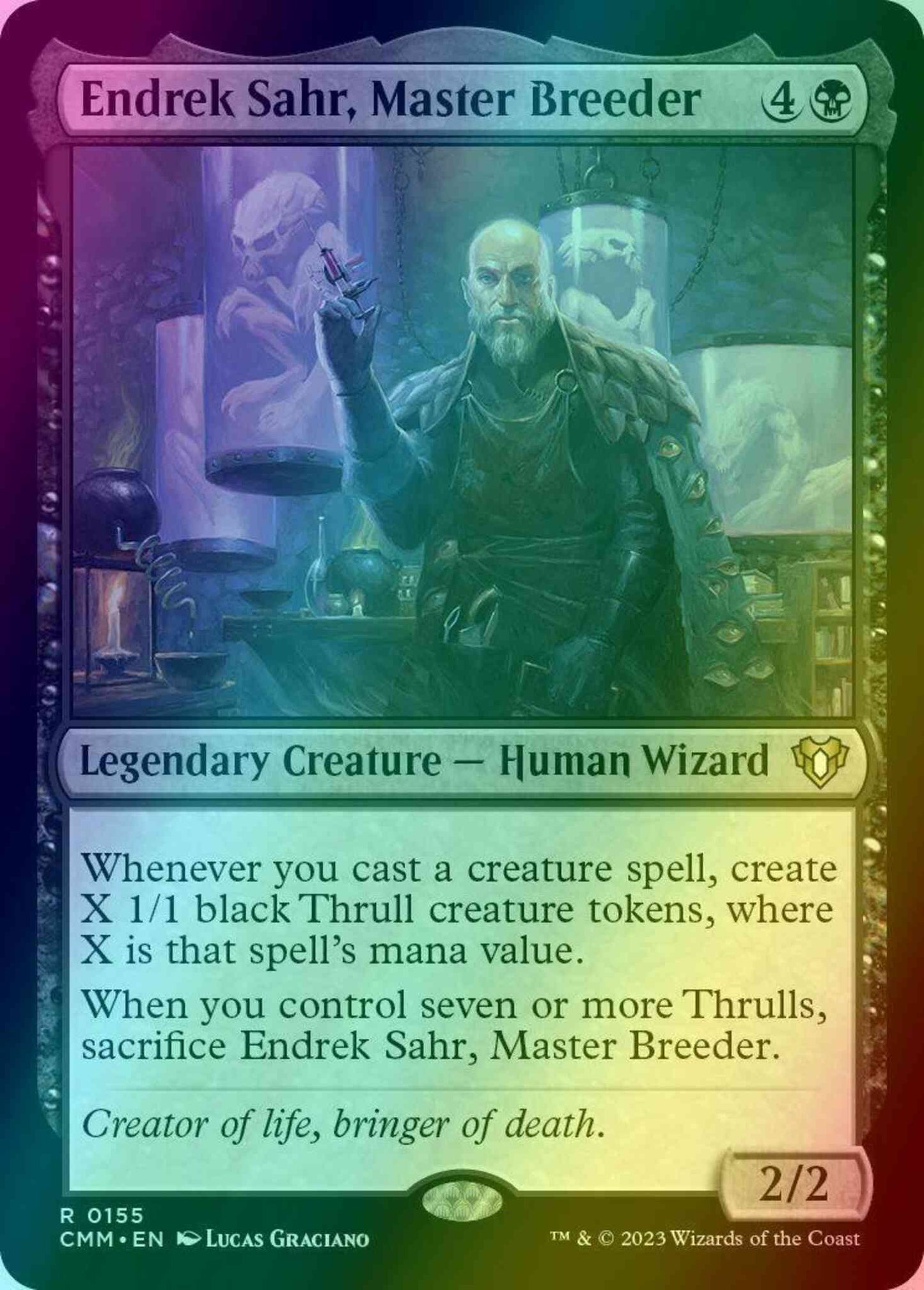 Endrek Sahr, Master Breeder [155] [Commander Masters] [Foil]
