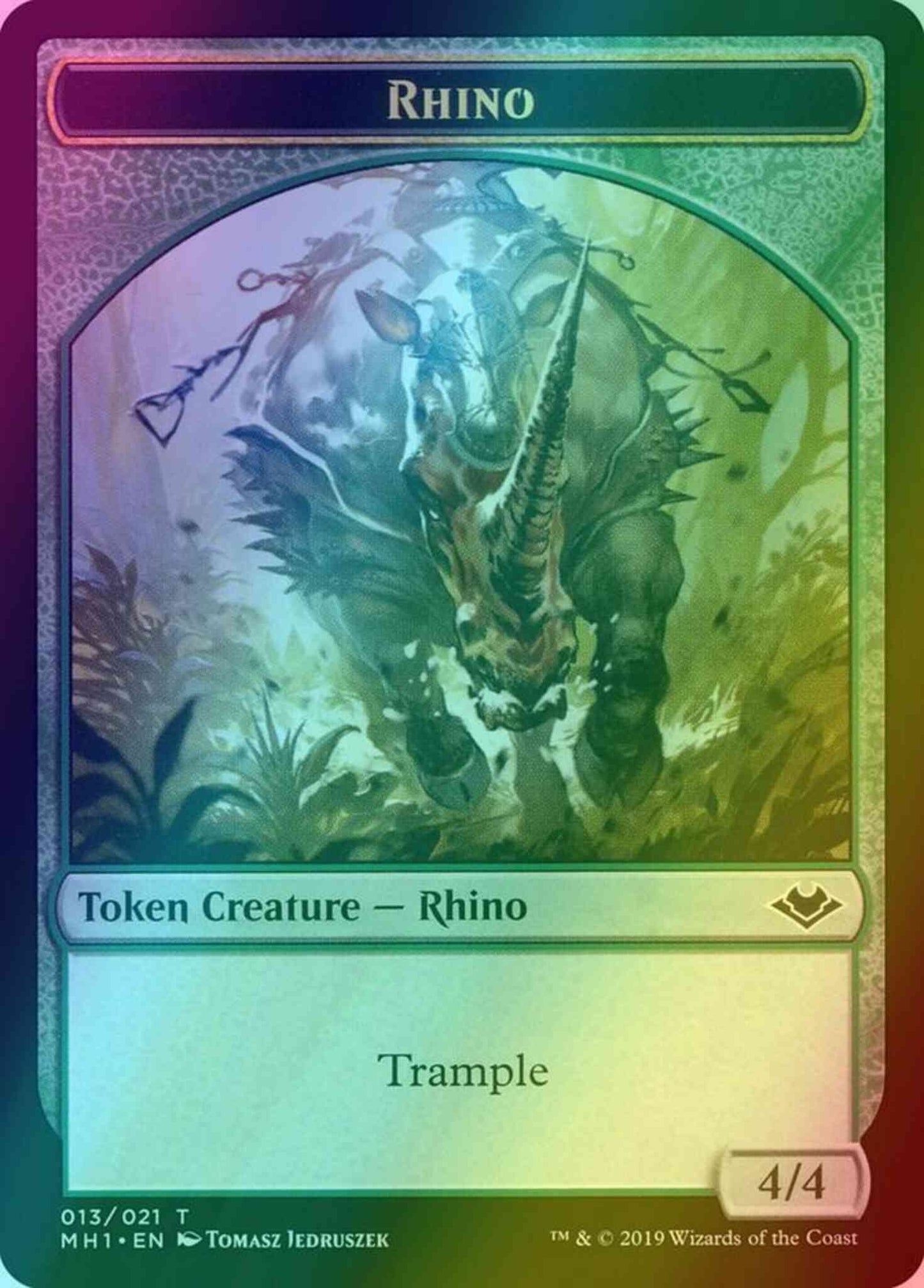 Rhino Token [13] [Modern Horizons Tokens] [Foil]