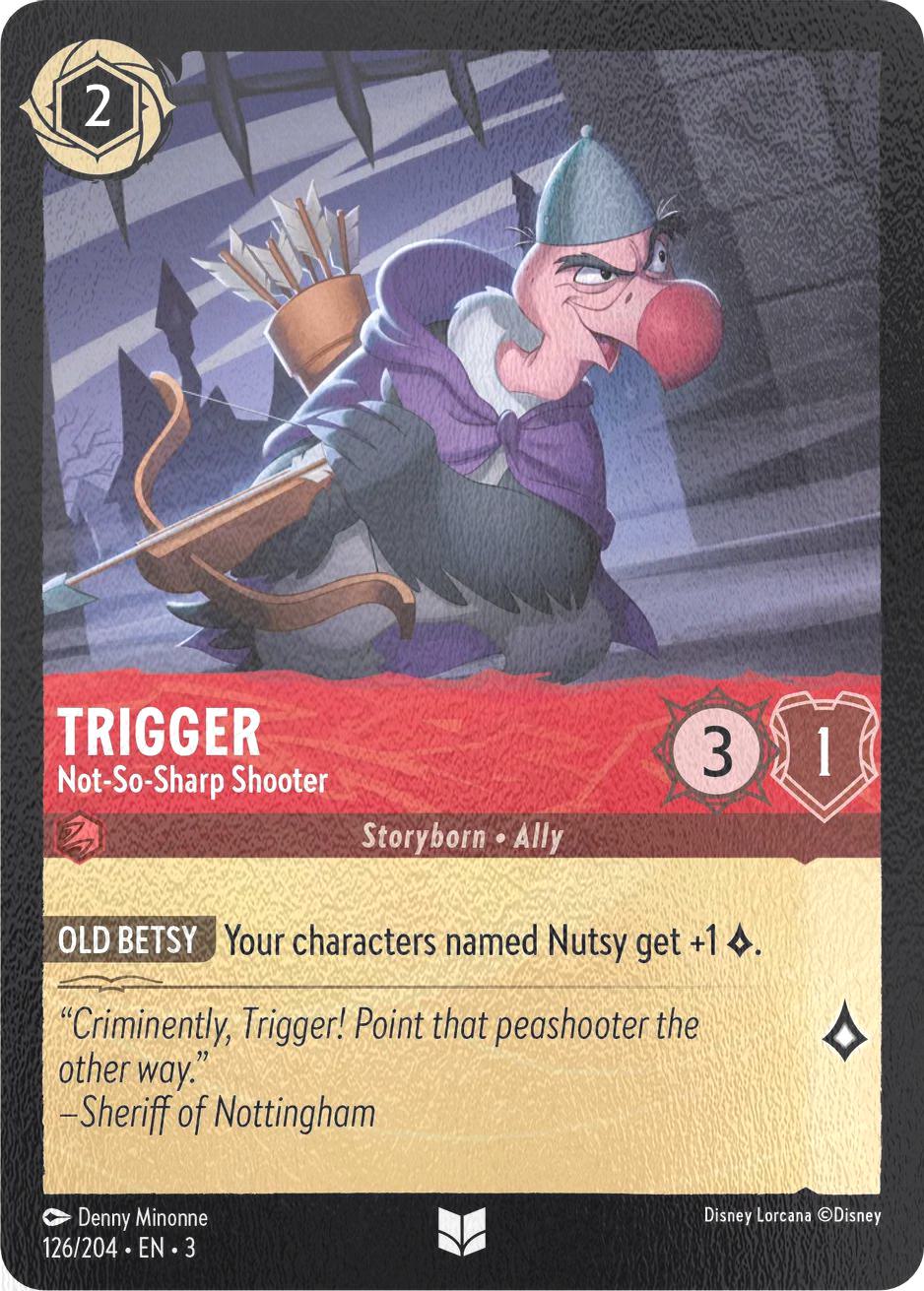 Trigger - Not-So-Sharp Shooter - 126/204 [Into the Inklands] [Cold Foil]