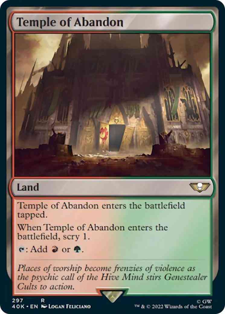 Temple of Abandon [297] [Universes Beyond: Warhammer 40,000] [Non-Foil]
