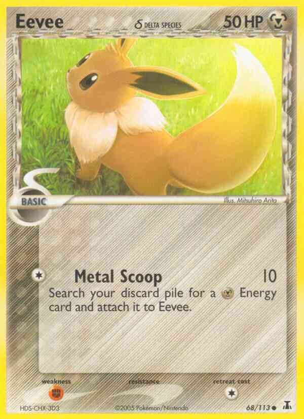 Eevee δ - 68/113 - Common [ex11-68] [Non-Holo]