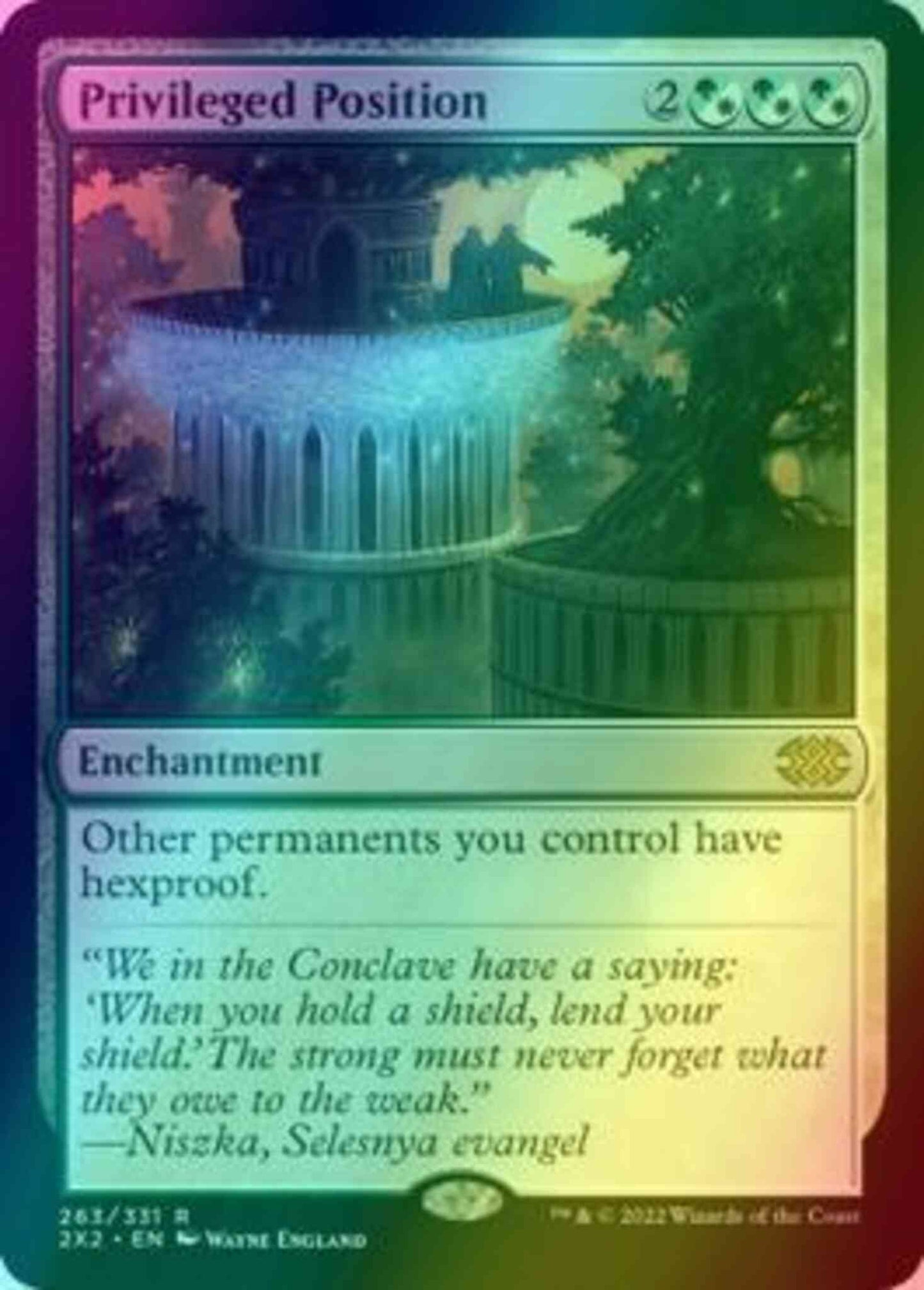 Privileged Position [263] [Double Masters 2022] [Foil]