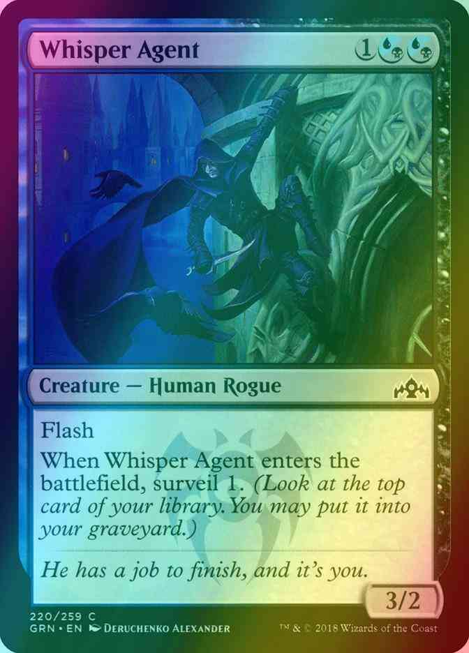 Whisper Agent [220] [Guilds of Ravnica] [Foil]