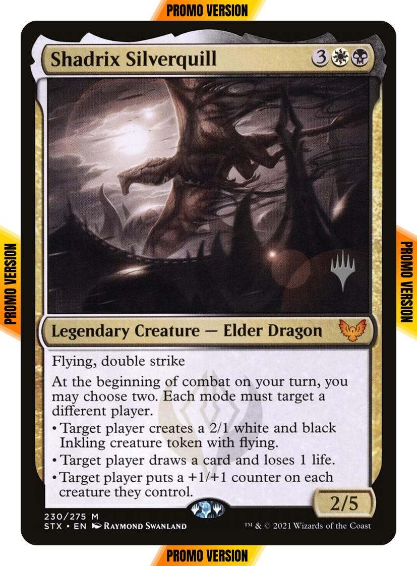 Shadrix Silverquill [Promo Pack] [230p] [Strixhaven: School of Mages Promos] [Non-Foil]