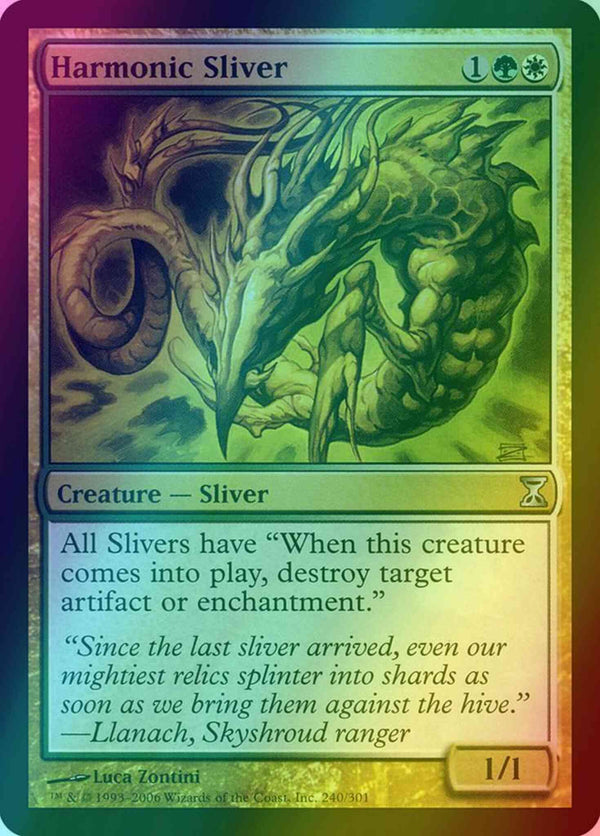 Harmonic Sliver [240] [Time Spiral] [Foil]