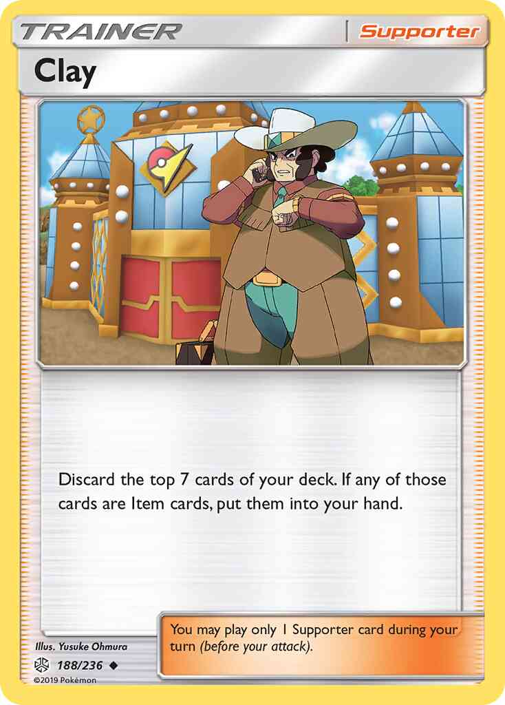 Clay - 188/236 - Uncommon [sm12-188] [Reverse Holo]
