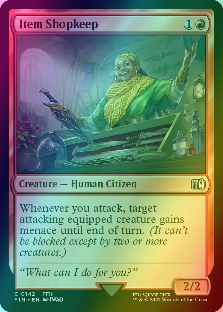 Item Shopkeep [142] [FINAL FANTASY] [Foil]