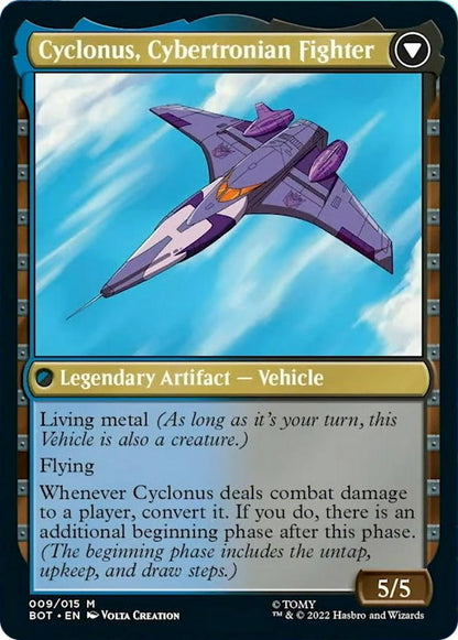 Cyclonus, the Saboteur // Cyclonus, Cybertronian Fighter [9] [Universes Beyond: Transformers] [Non-Foil]