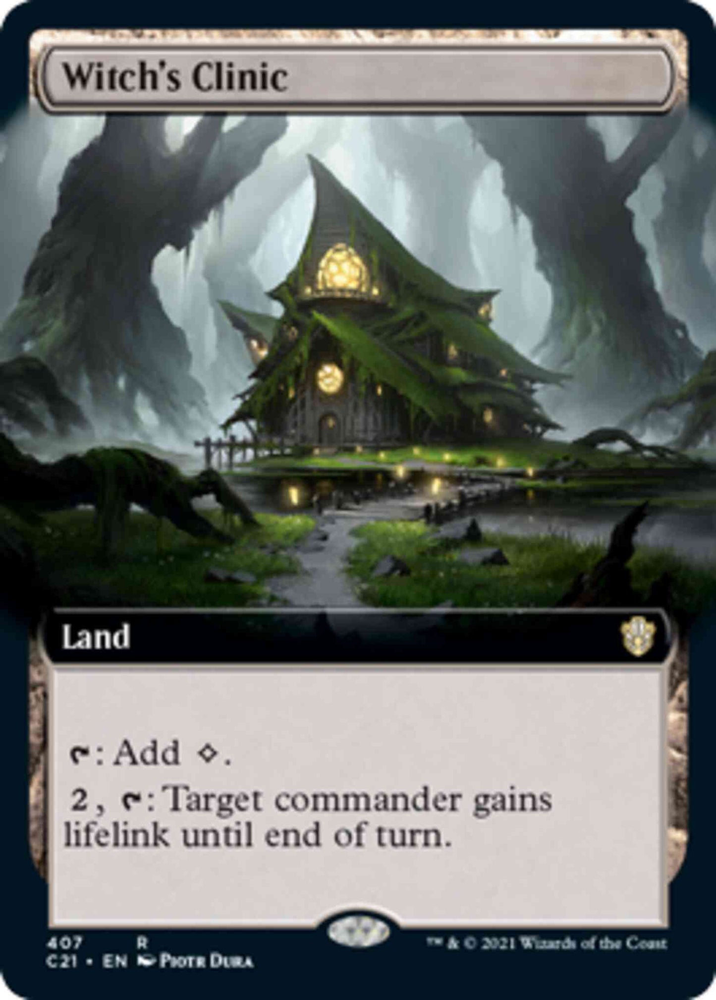 Witch's Clinic [407] [Extended Art] [Commander 2021] [Non-Foil]