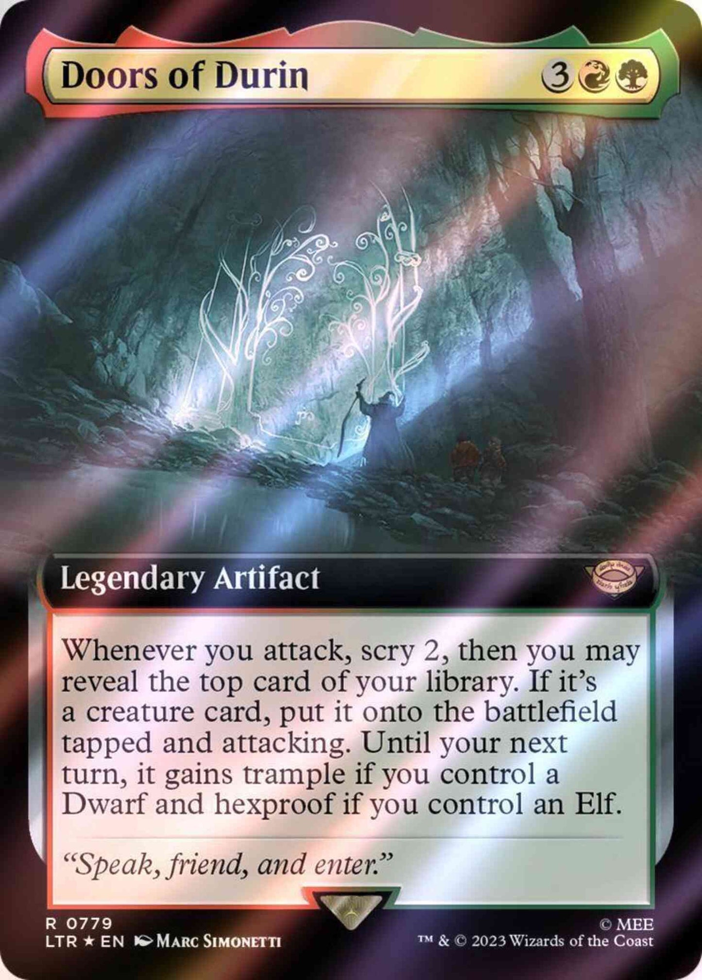 Doors of Durin [779] [Extended Art] [The Lord of the Rings: Tales of Middle-earth] [Surge Foil]