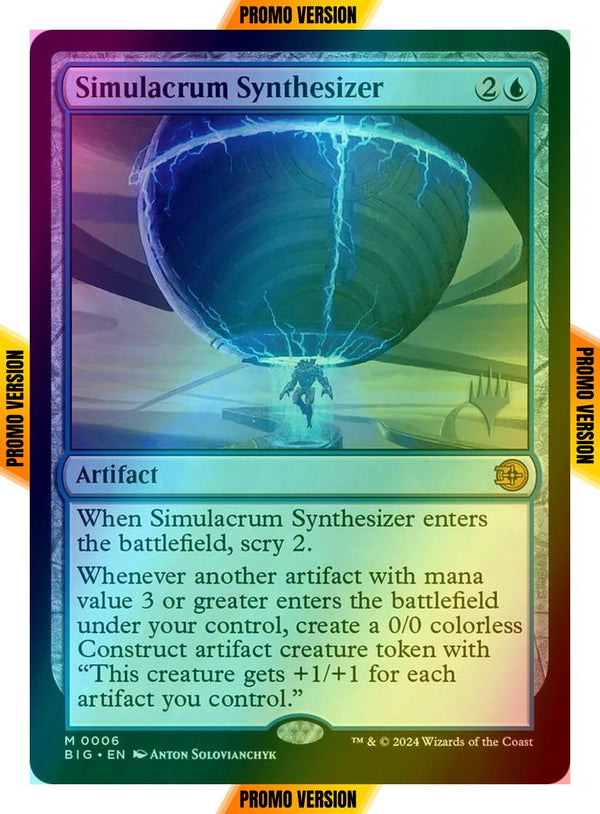 Simulacrum Synthesizer [6p] [Promo Pack] [The Big Score: Promos] [Foil]