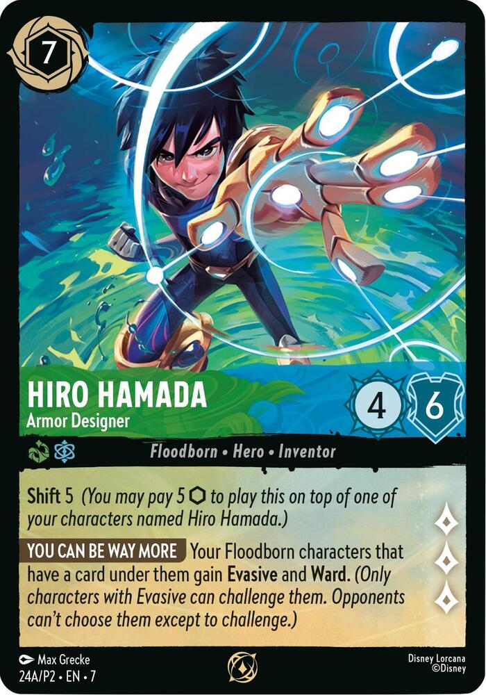 Hiro Hamada - Armor Designer (Store Championship Participant) - 24A/P2 [Disney Lorcana Promo Cards] [Non-Foil]