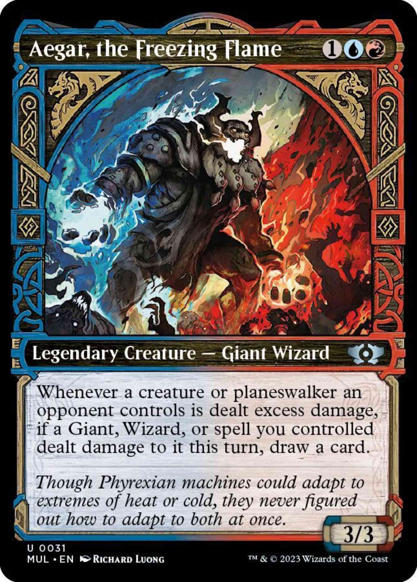 Aegar, the Freezing Flame [31] [Planar Showcase] [Multiverse Legends] [Non-Foil]