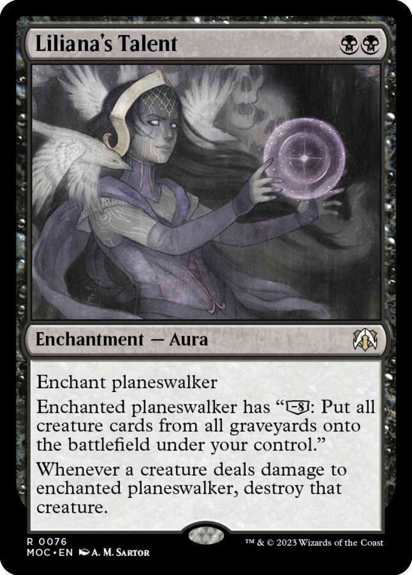 Liliana's Talent [76] [March of the Machine: Commander] [Non-Foil]