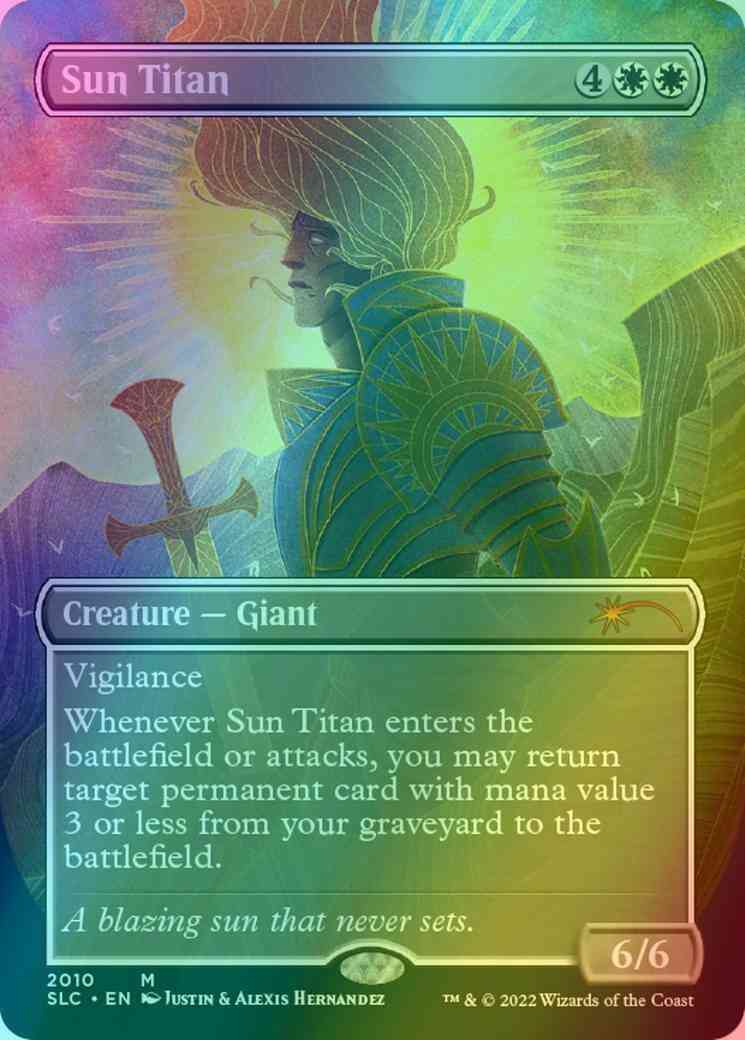 Sun Titan [2010] [Borderless] [30th Anniversary] [Secret Lair Countdown] [Foil]