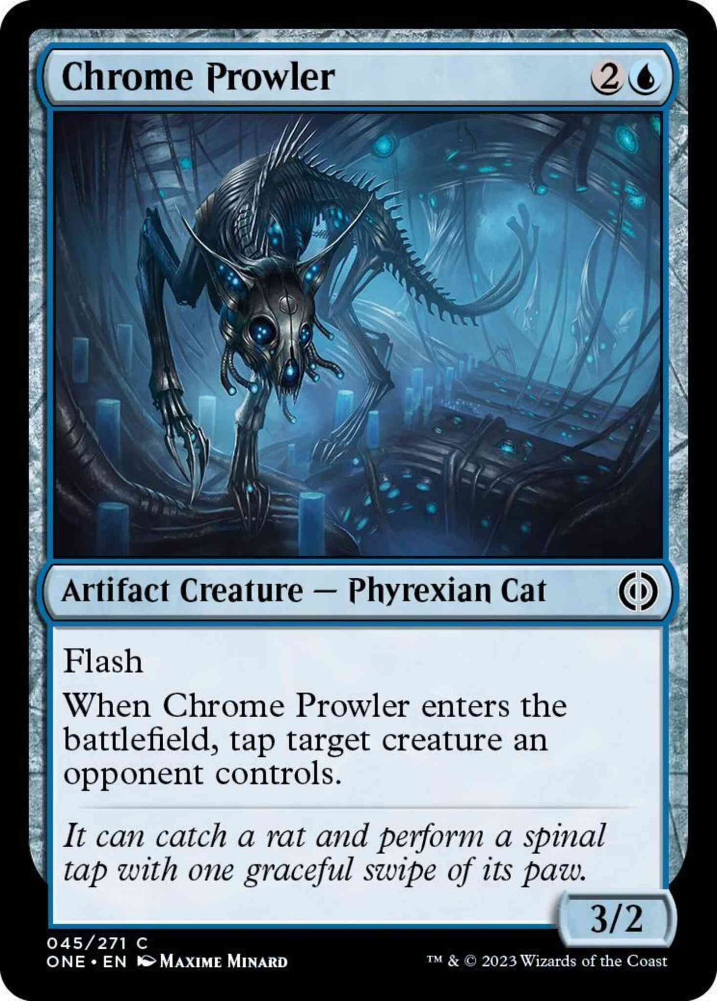 Chrome Prowler [45] [Phyrexia: All Will Be One] [Non-Foil]
